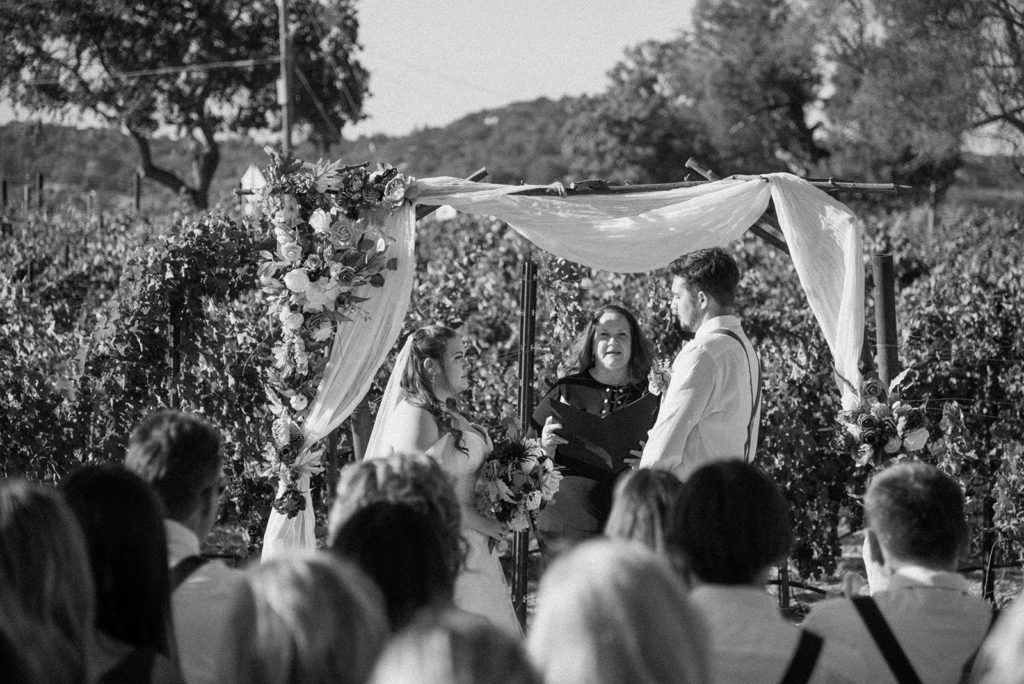 Sydney Jai Photography - Wedding ceremony, bride and groom exchanging vows