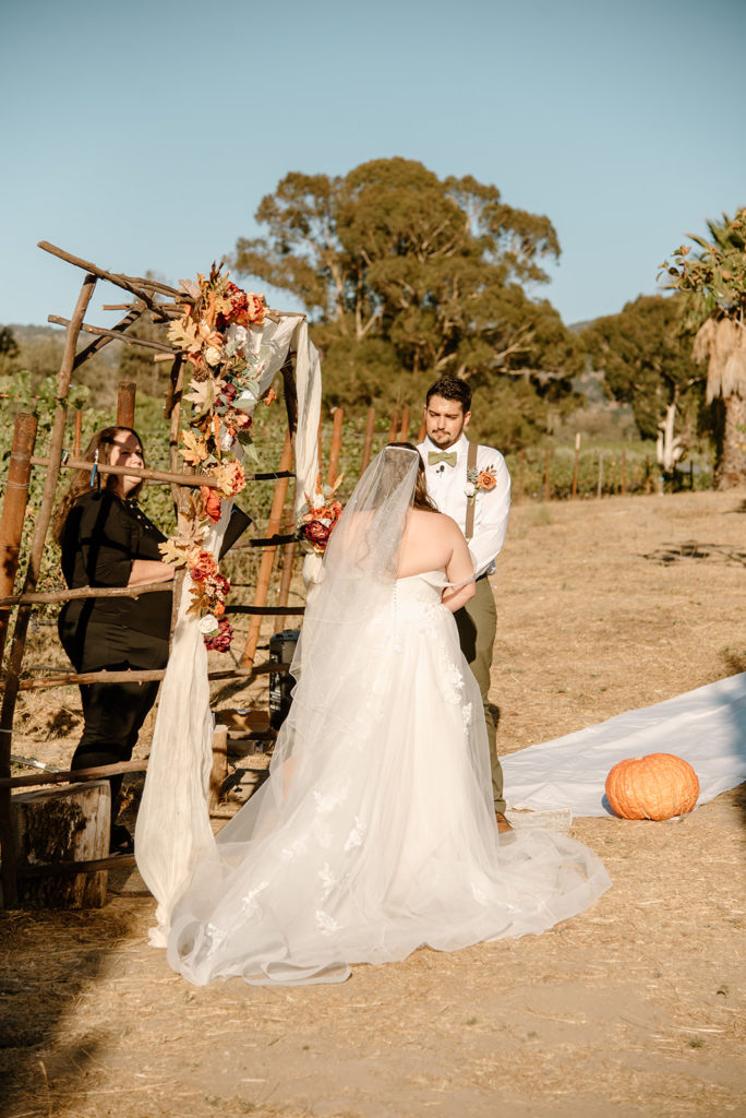 Sydney Jai Photography - Wedding ceremony, bride and groom exchanging vows