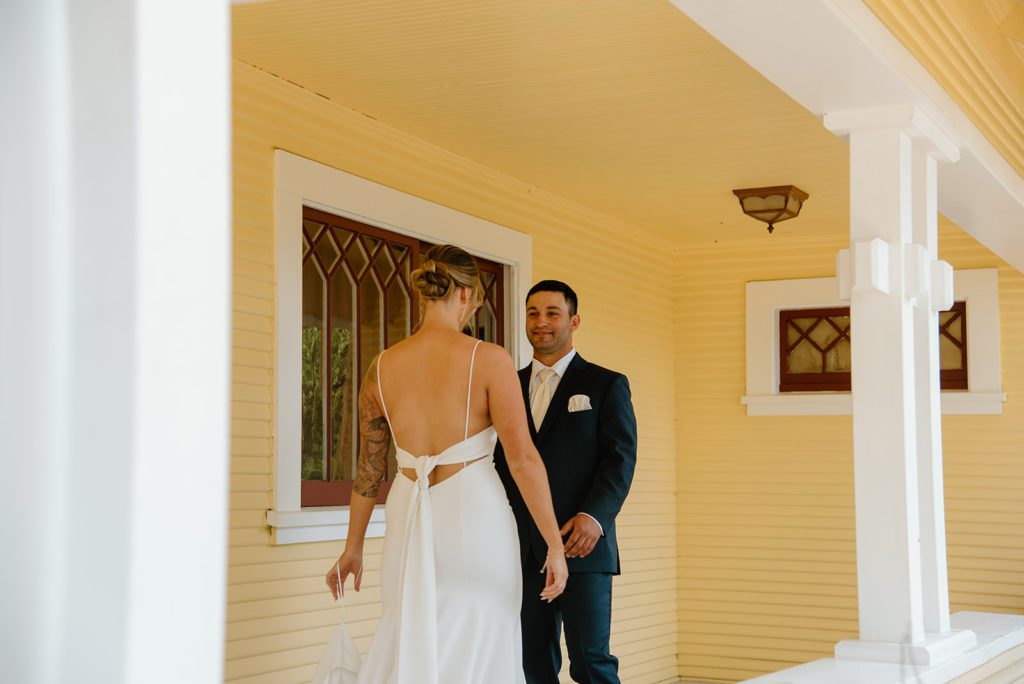 Sydney Jai Photography - Sonoma County wedding photography, bride first look, wedding first look photos