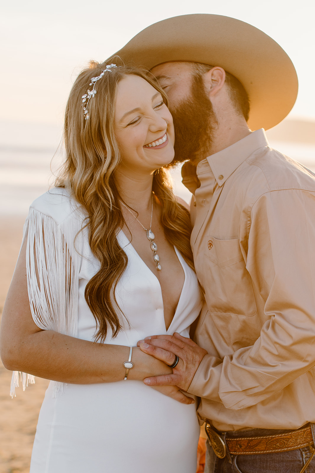 Sydney Jai Photography - western beach elopement, bride and groom photos
